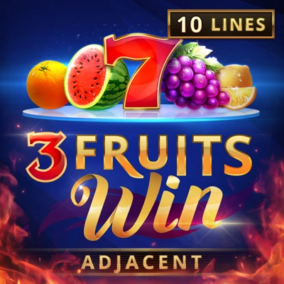3 Fruits Win: 10 lines